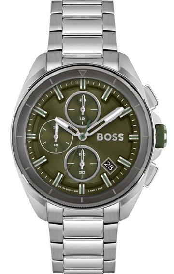  Shop Authentic Hugo Boss Volane Grey Dial Silver Steel Strap Watch for Men - 1513951 - Luxxuri