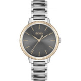  Shop Authentic Hugo Boss Signature Grey Dial Silver Steel Strap Watch for Men - 1502569 - Luxxuri