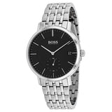  Shop Authentic Hugo Boss Corporal Black Dial Silver Mesh Bracelet Watch for Men - 1513641 - Luxxuri