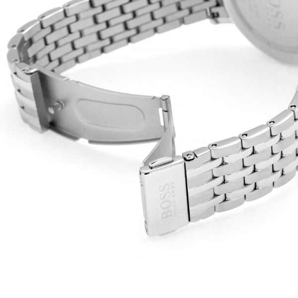  Shop Authentic Hugo Boss Corporal Blue Dial Silver Steel Strap Watch for Men - 1513642 - Luxxuri