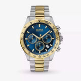  Shop Authentic Hugo Boss Hero Blue Dial Two Tone Steel Strap Watch for Men - 1513767 - Luxxuri