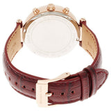  Shop Authentic Michael Kors Sawyer Maroon Dial Maroon Leather Strap Watch for Women - MK2426 - Luxxuri