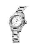  Shop Authentic Tag Heuer Aquaracer Professional 200 Quartz Mother of Pearl Dial Silver Steel Strap Watch for Women - WBP1418.BA0622 - Luxxuri