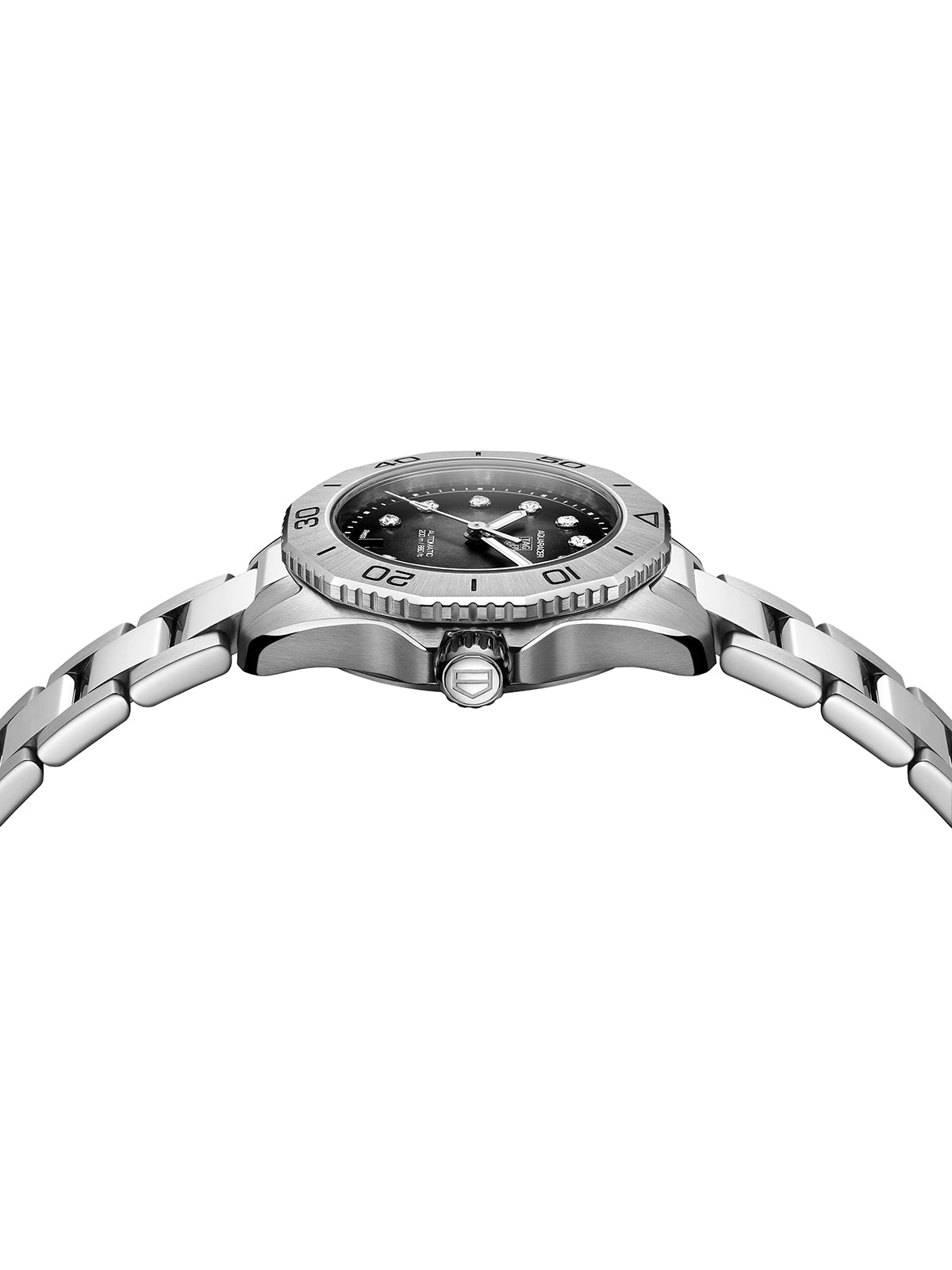  Shop Authentic Tag Heuer Aquaracer Professional 200 Automatic Black Dial Silver Steel Strap Watch for Men - WBP2410.BA0622 - Luxxuri