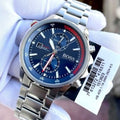  Shop Authentic Hugo Boss Globetrotter Blue Dial Silver Steel Strap Watch for Men - 1513823 - Luxxuri
