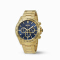  Shop Authentic Hugo Boss Ikon Blue Dial Gold Steel Strap Watch for Men - 1513340 - Luxxuri