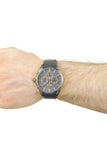  Shop Authentic Hugo Boss Onyx Grey Dial Black Leather Strap Watch for Men - 1513366 - Luxxuri