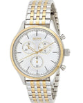 Hugo Boss Companion Silver Dial Two Tone Mesh Bracelet Watch for Men - 1513654