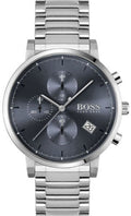  Shop Authentic Hugo Boss Integrity Blue Dial Silver Steel Strap Watch for Men - 1513779 - Luxxuri