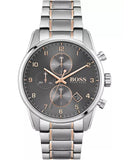  Shop Authentic Hugo Boss Skymaster Grey Dial Two Tone Steel Strap Watch for Men - 1513789 - Luxxuri
