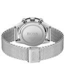  Shop Authentic Hugo Boss Pilot Edition Black Dial Silver Mesh Bracelet Watch for Men - 1513886 - Luxxuri