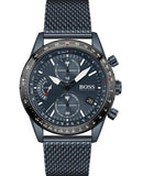  Shop Authentic Hugo Boss Pilot Edition Blue Dial Blue Mesh Bracelet Watch for Men - 1513887 - Luxxuri
