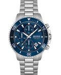  Shop Authentic Hugo Boss Admiral Blue Dial Silver Steel Strap Watch for Men - 1513907 - Luxxuri