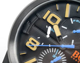 Shop Authentic Hugo Boss Orange Detroit Analog Black Dial Black Silicone Strap Watch For Men - 1550011 - Luxxuri