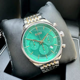  Shop Authentic Hugo Boss Gregor Chronograph Green Dial Two Tone Steel Strap Watch For Men - 1514081 - Luxxuri