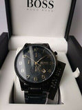  Shop Authentic Hugo Boss Aeroliner Black Dial Black Steel Strap Watch for Men - 1513275 - Luxxuri