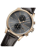 Shop Authentic Hugo Boss Jet Grey Dial Brown Leather Strap Watch for Men - 1513281 - Luxxuri
