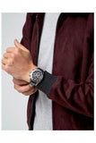  Shop Authentic Hugo Boss Ikon Black Dial Black Leather Strap Watch for Men - 1513178 - Luxxuri