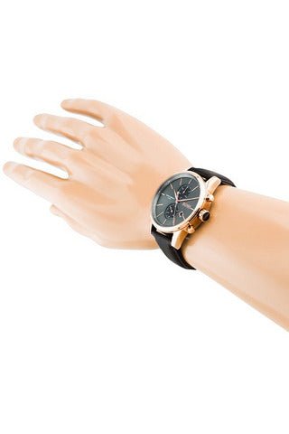  Shop Authentic Hugo Boss Jet Grey Dial Brown Leather Strap Watch for Men - 1513281 - Luxxuri