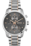  Shop Authentic Hugo Boss Skymaster Grey Dial Two Tone Steel Strap Watch for Men - 1513789 - Luxxuri
