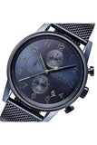  Shop Authentic Hugo Boss Navigator Chronograph Blue Dial Blue Mesh Bracelet Watch for Men - 1513538 - Luxxuri