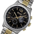  Shop Authentic Hugo Boss Professional Black Dial Two Tone Steel Strap Watch for Men - 1513529 - Luxxuri