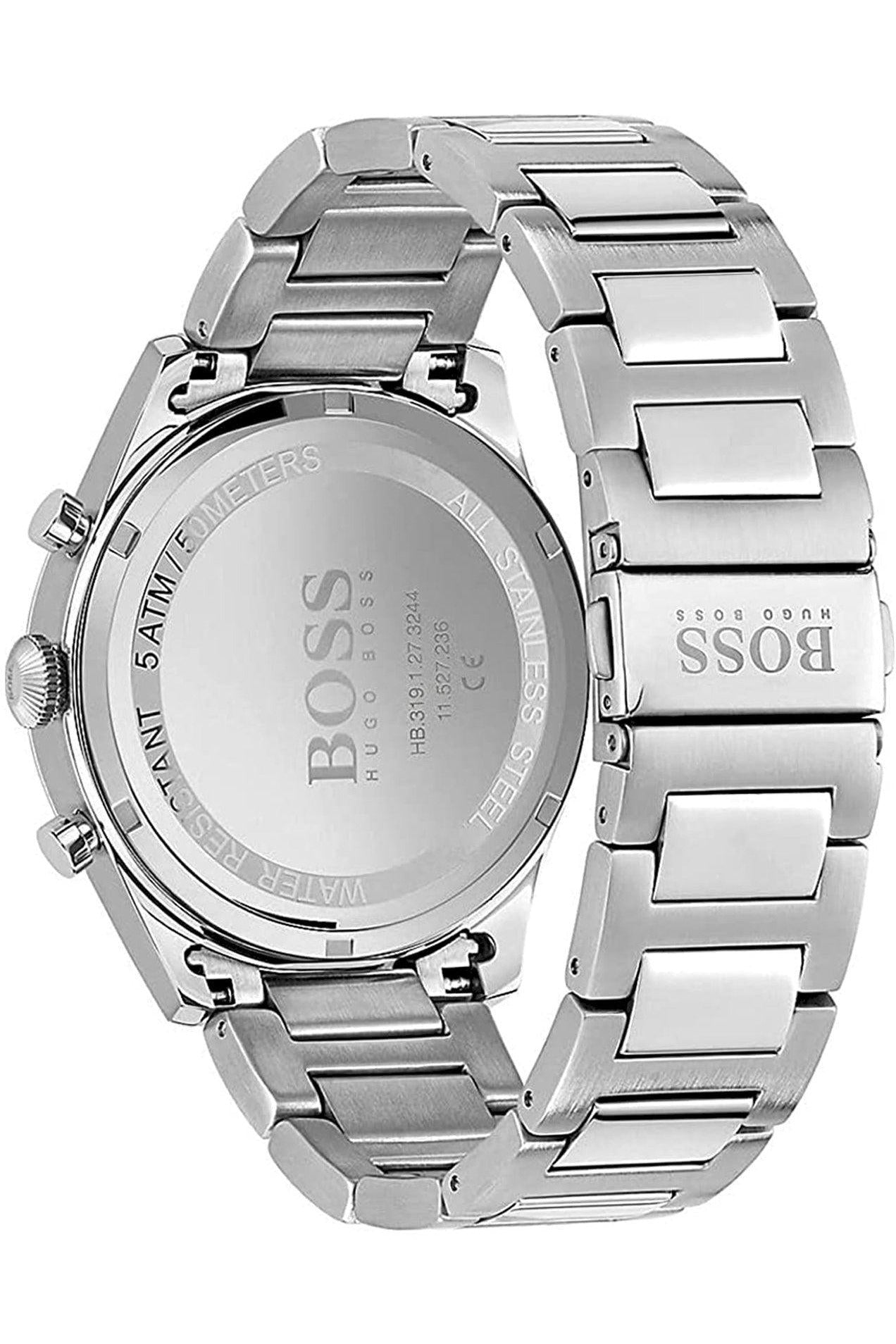  Shop Authentic Hugo Boss Pioneer Green Dial Silver Steel Strap Watch for Men - 1513868 - Luxxuri