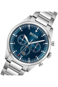  Shop Authentic Hugo Boss Pioneer Blue Dial Silver Steel Strap Watch for Men - 1513867 - Luxxuri