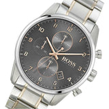  Shop Authentic Hugo Boss Skymaster Grey Dial Two Tone Steel Strap Watch for Men - 1513789 - Luxxuri