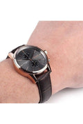  Shop Authentic Hugo Boss Jet Grey Dial Brown Leather Strap Watch for Men - 1513281 - Luxxuri