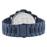  Shop Authentic Tommy Hilfiger Luca Chronograph Grey Dial Blue Steel Strap Watch For Men - 1710493 - Luxxuri