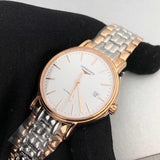  Shop Authentic Longines Presence 38.5mm Automatic White Dial Two Tone Steel Strap Watch for Men - L4.921.1.12.7 - Luxxuri