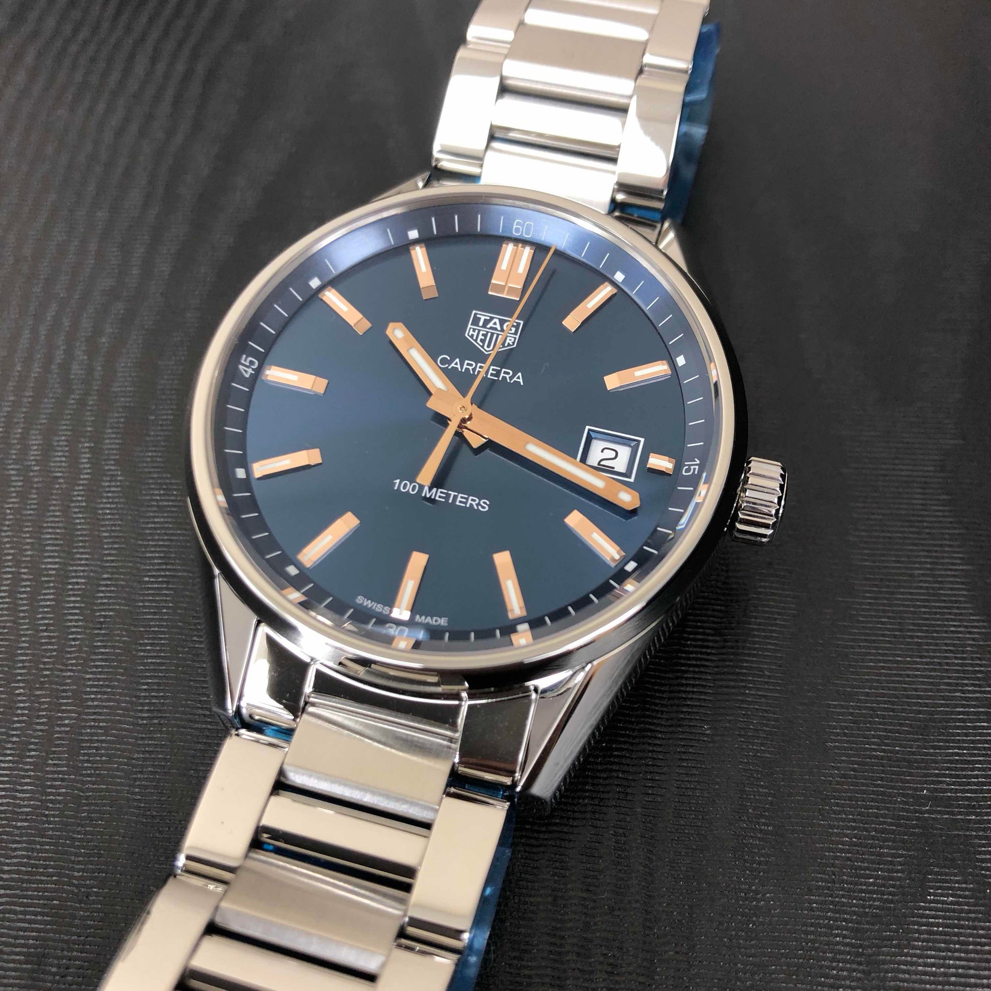  Shop Authentic Tag Heuer Carrera Quartz Blue Dial Silver Steel Strap Watch for Women - WAR1112.BA0601 - Luxxuri