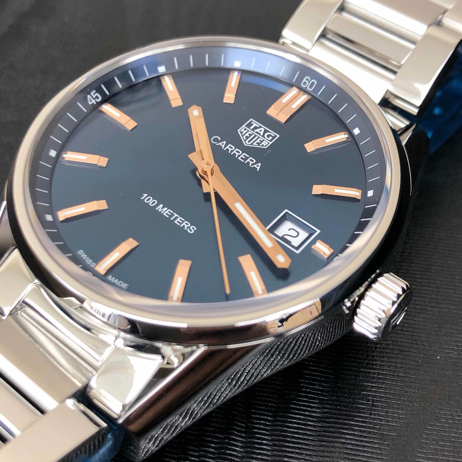  Shop Authentic Tag Heuer Carrera Quartz Blue Dial Silver Steel Strap Watch for Women - WAR1112.BA0601 - Luxxuri