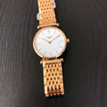  Shop Authentic Longines La Grande Classique White Dial Rose Gold Mesh Bracelet Watch for Women - L4.209.1.92.8 - Luxxuri