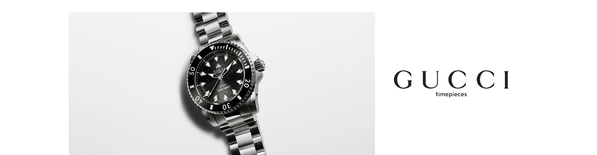  Shop Authentic Gucci Dive Automatic Black Dial Silver Steel Strap Watch for Men - YA136353 - Luxxuri