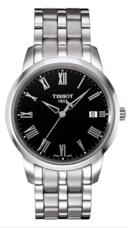  Shop Authentic Tissot T Classic Dream Black Dial Silver Steel Strap Watch for Men - T033.410.11.053.01 - Luxxuri
