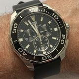  Shop Authentic Tag Heuer Aquaracer Black Dial Watch for Men - CAY111A.FT6041 - Luxxuri