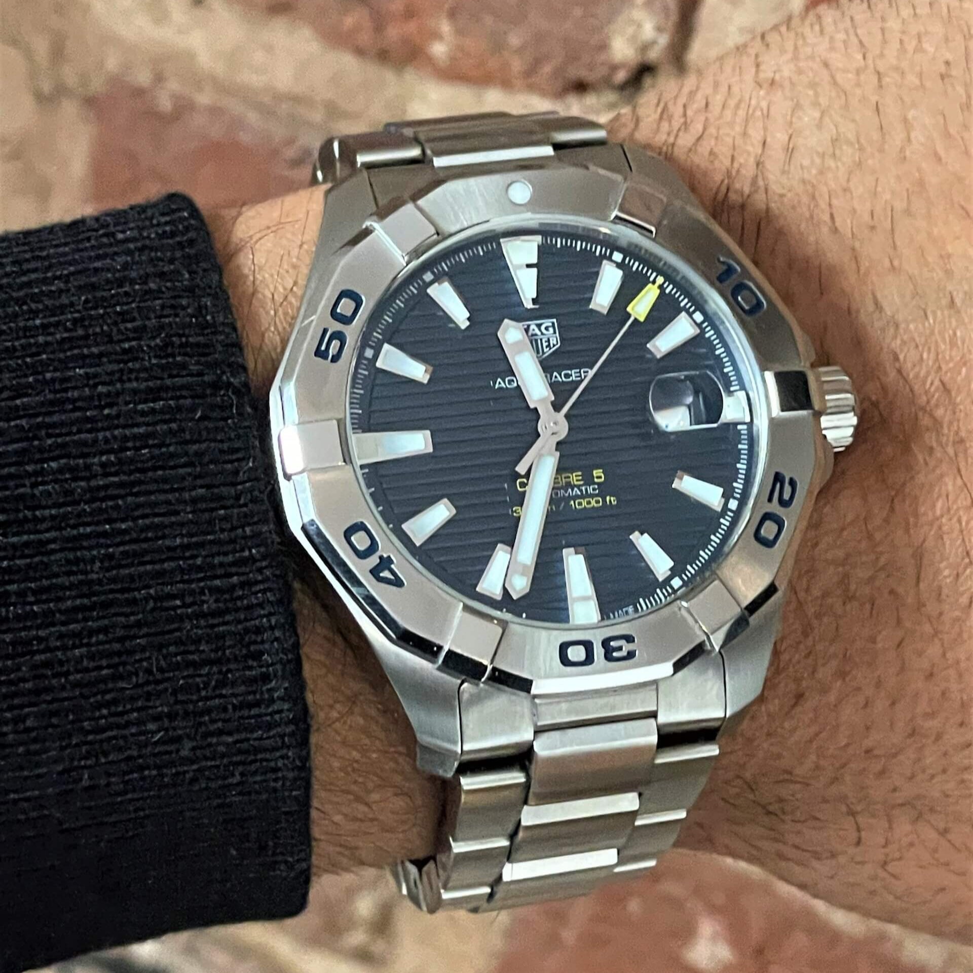  Shop Authentic Tag Heuer Aquaracer Blue Dial Watch for Men - WAY2012.BA0927 - Luxxuri