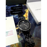  Shop Authentic Emporio Armani Ceramica Crystals Black Dial Black Ceramic Strap Watch For Women - AR1478 - Luxxuri