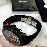  Shop Authentic Hugo Boss Motorsport Special Edition Black Dial Black Rubber Strap Watch For Men - HB1512662 - Luxxuri