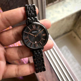 Shop Authentic Fossil Jacqueline Black Dial Black Mesh Bracelet Watch for Women - ES3614 - Luxxuri