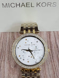  Shop Authentic Michael Kors Darci White Dial Gold Steel Strap Watch for Women - MK3727 - Luxxuri