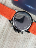  Shop Authentic Fossil Bannon Chronograph Grey Dial Orange Silicone Strap Watch for Men - BQ2500 - Luxxuri