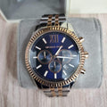  Shop Authentic Michael Kors Lexington Blue Dial Two Tone Steel Strap Watch for Men - MK8412 - Luxxuri