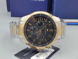  Shop Authentic Tommy Hilfiger Decker Chronograph Black Dial Two Tone Steel Strap Watch for Men - 1791559 - Luxxuri