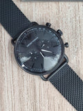  Shop Authentic Emporio Armani Aviator Chronograph Black Dial Black Mesh Bracelet Watch For Men - AR11264 - Luxxuri