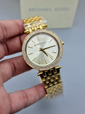  Shop Authentic Michael Kors Darci Silver Dial Two Tone Stainless Steel Strap Watch for Women - MK3215 - Luxxuri