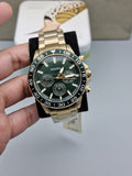 Shop Authentic Fossil Bannon Multifunction Chronograph Green Dial Gold Steel Strap Watch for Men - BQ2493 - Luxxuri