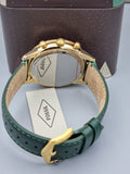  Shop Authentic Fossil Townsman Chronograph Green Dial Green Leather Strap Watch for Men - FS5599 - Luxxuri
